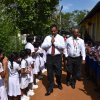මස්කෙළිය සමන්එලිය විද්‍යාලයේ දරුවන්ට පාසල් උපකරණ සහ වියලි ආහාර ද්‍රව්‍ය බෙදා දෙයි
